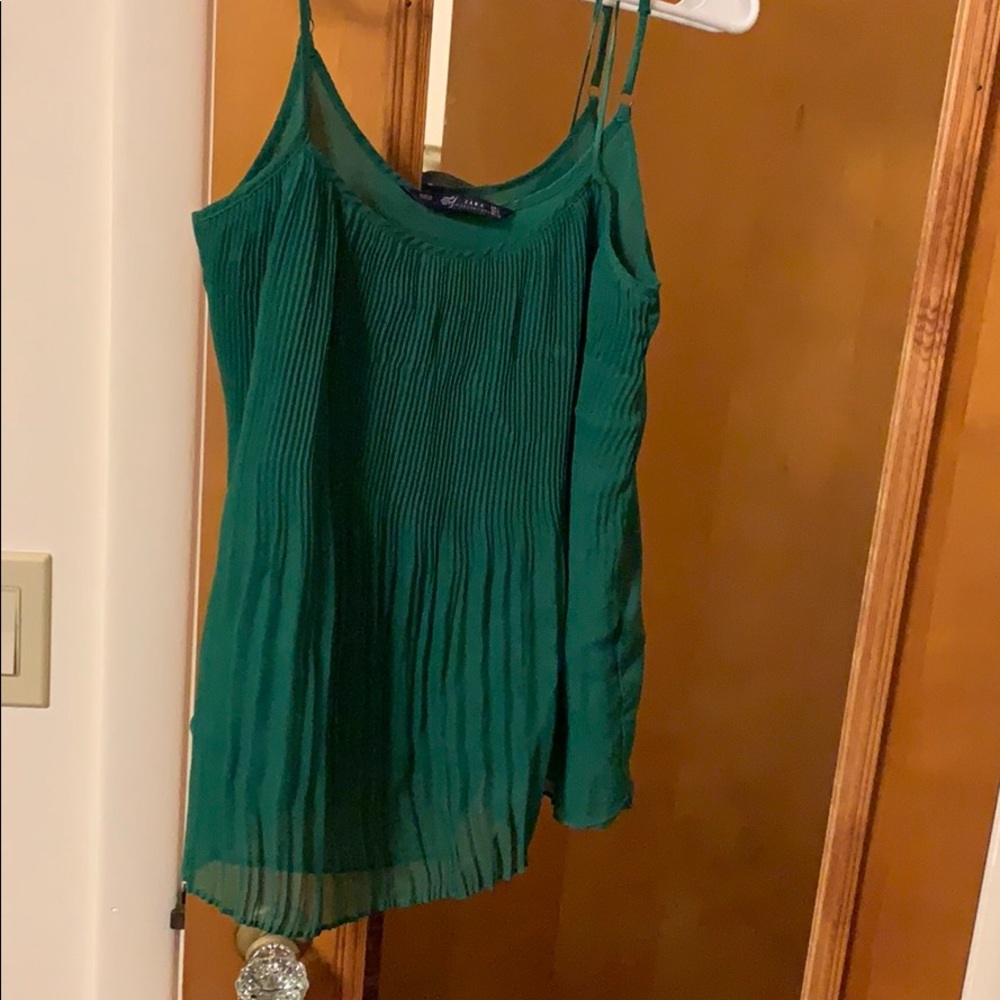 Zara Green Summer Shirt.